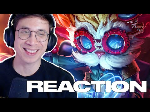 My First Reaction to HEIMERDINGER (Voice Lines, Biography, & Skins) | League of Legends