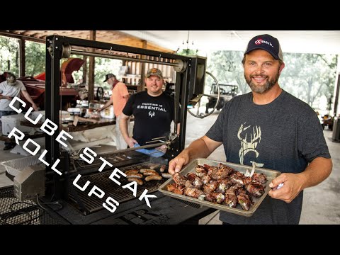 EASY CUBE STEAK ROLL UPS! VENISON Grilling Tips