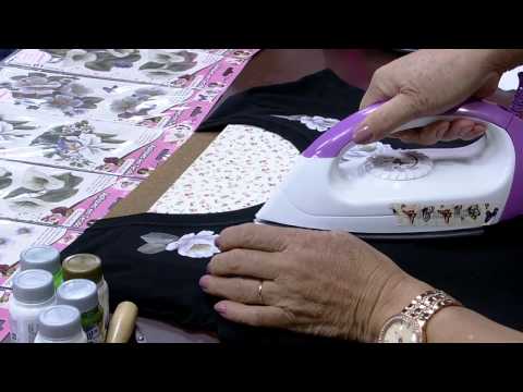 Mulher.com - 31/07/2015 – Aplique‬ de tecido em camiseta – Mamiko Yamashita