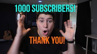 1000 Subscribers Thank you
