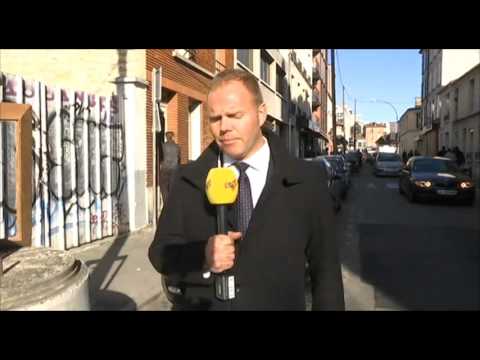 Expressens reporter på plats där flyktbilen som användes efter terrorattackerna i Paris hittades