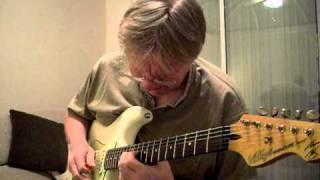 Video thumbnail for Vintage 'Thomas Blug' Stratocaster V6MRTBG - Shuffle in G Major - by Steve Bennett