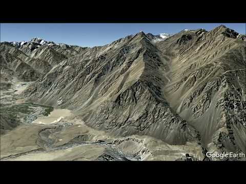Spectacular flying tour through the Hindu Kush in Google Earth