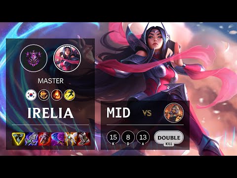 Irelia Mid vs Qiyana - KR Master Patch 10.25