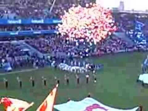 Innmarsj på cupfinalen