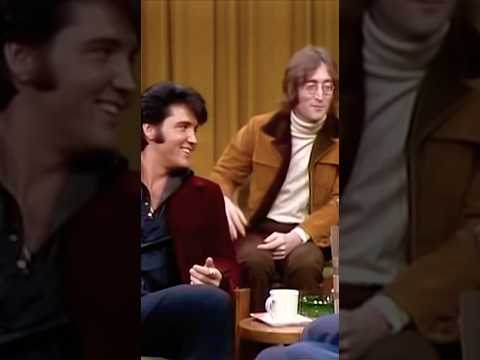Elvis Presley & John Lennon on a Talk Show 🎤✨ “When Rock Met Revolution”