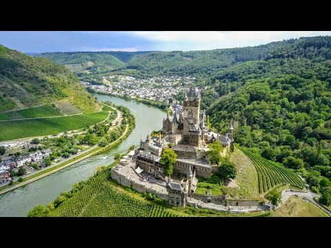 Mosel Drone Flight over Cochem, Bernkastel and Kröv