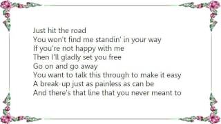 Chely Wright - Go on and Go Lyrics