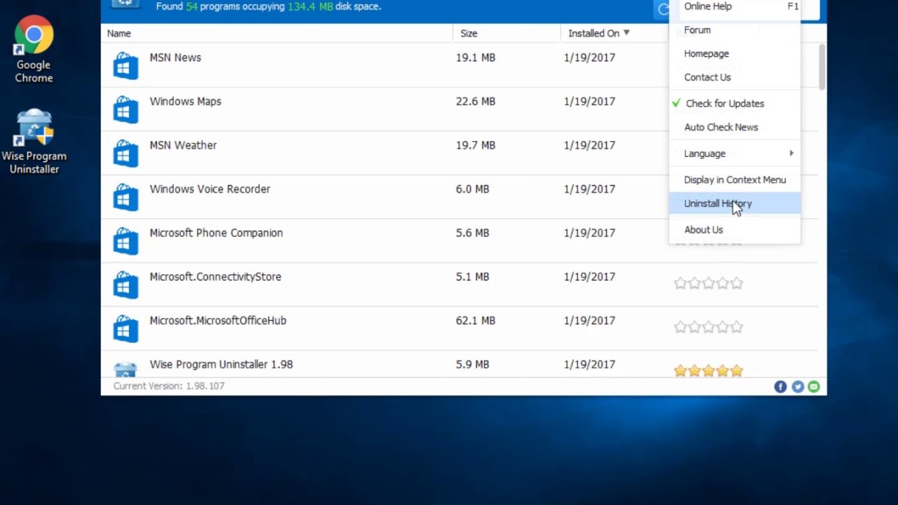 Wise Program Uninstaller Completely Uninstalls Unwanted Apps