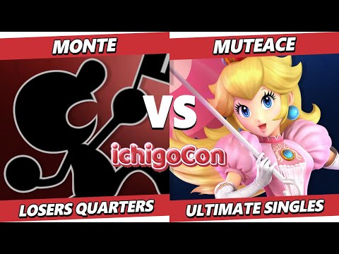 IchigoCon 2025 TOP 8 - Monte (Game & Watch) Vs. MuteAce (Peach) Smash Ultimate - SSBU