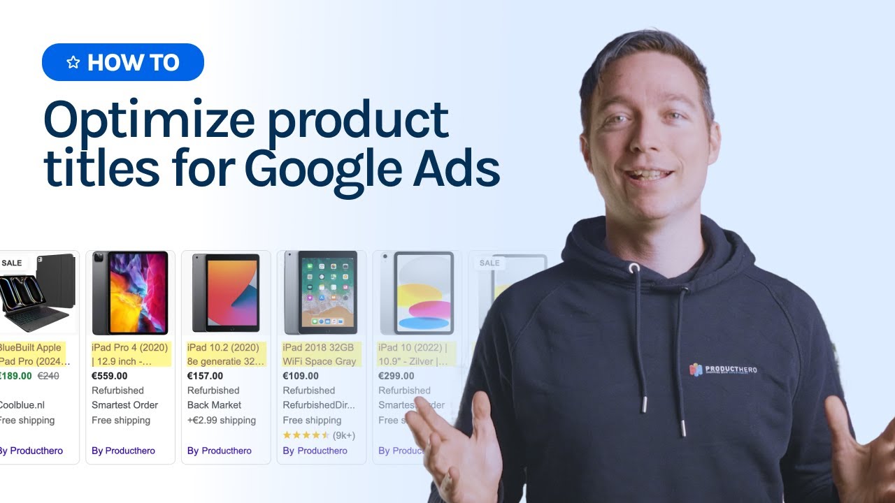 Thumbnail: How to: Optimize your product titles for Google Ads