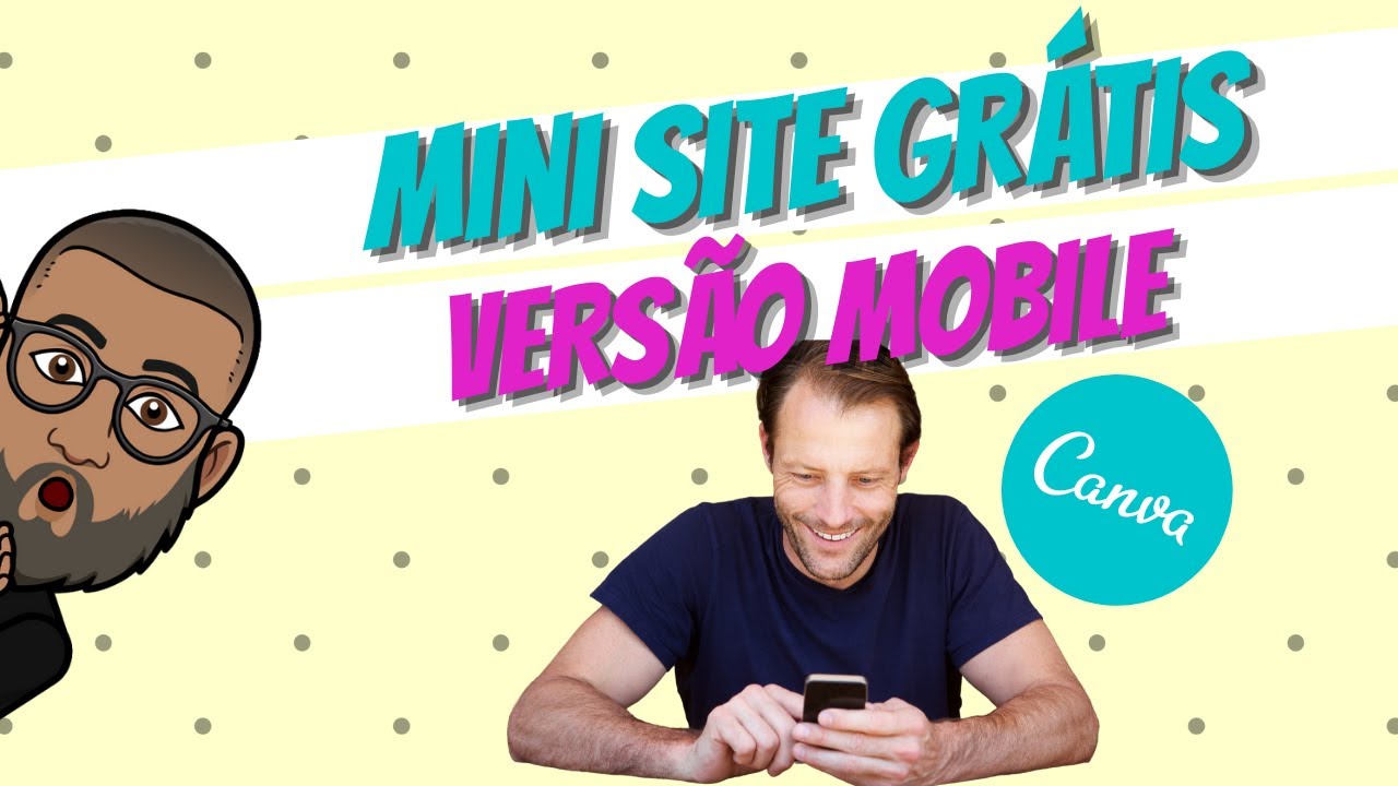 Como fazer um MINI SITE grátis com o Canva Tutorial 2020