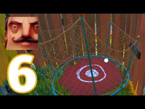 Hello Neighbor - Gameplay Walkthrough Part 6 - Act 2: Trampoline Escape (iOS, Android)