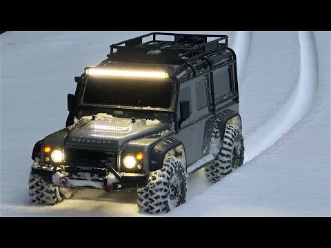 TRAXXAS TRX4 DEFENDER SNOW TRAIL, DUFFERIN COUNTY #traxxas #trx4 #defender #snow #4k #d110 #winter