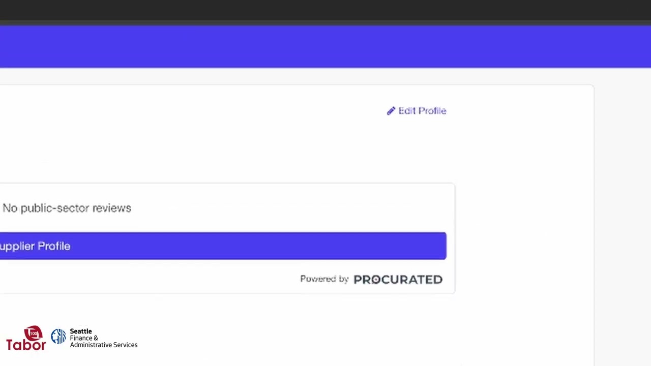 Setting Up Your Company Profile in OpenGov Procurement