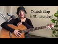 How to Thumb Slap and Strum Guitar | The Slap Strum Technique | Easy Guitar Lesson for Beginners