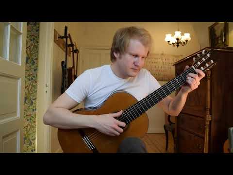 Matteo Carcassi - Etude No. 3 in A, Op.60 (Acoustic Classical Guitar Cover by Jonas Lefvert)