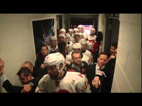 Tortorella in a Fight in the Flames Hallway - Jan 18th 2014 (HD)