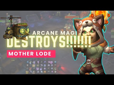 Arcane Mage Destroys Mother Lode Mythic + M+ POV Guide ST AOE