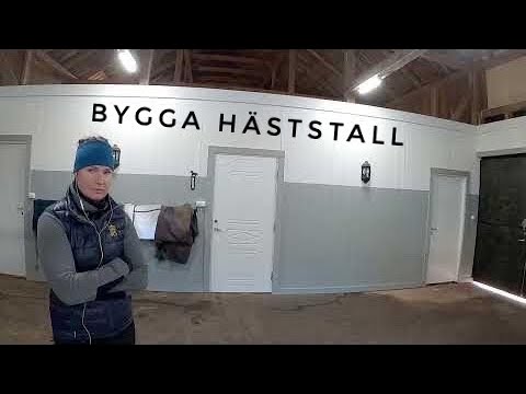 Bygga häststall. Del 2