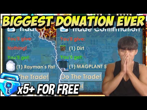 Biggest Donation Ever I Got What the....f│Growtopia