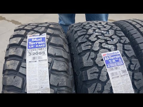What's the best truck tire? BF Goodrich truck tire comparison