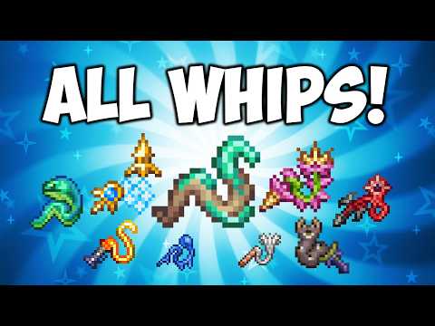 How to get ALL 9 Whips in Terraria 1.4.5