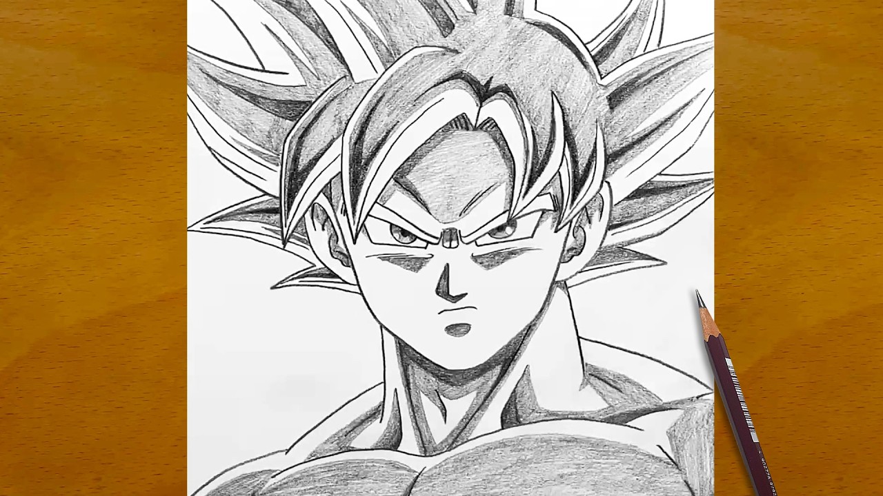 How to Perfect Goku Ultra Instinct Hair & Face (Pencil only)