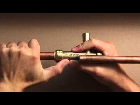 How To Install a SharkBite Service Slip Tee