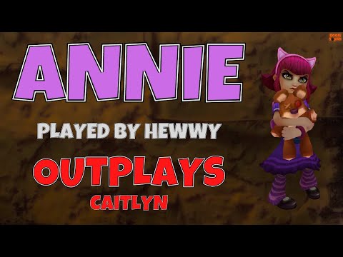 The Caitlyn literally kills herself on Annie's shield (E) | ft. Hewwy | RANKED