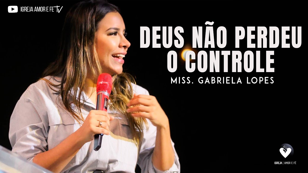 MISS GABRIELA LOPES PREGOU E O CÉU DESCEU NA IGREJA AMOR E FÉ