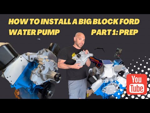 Easy!  How to Install a Big Block Ford Water Pump! Part 1: Prep #nonamenationals nonamenationals