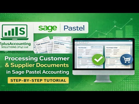 Processing Customer and Supplier Documents on Sage...