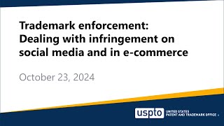 Trademark enforcement: Dealing with infringement on social media and e-commerce platforms