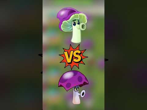 Which Scaredy shroom is better? Vanilla vs Gardendless #shorts #pvz #pvz2