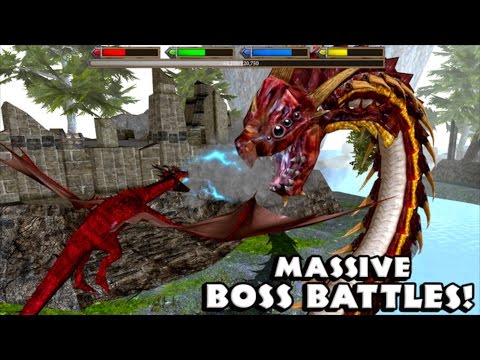 ULTIMATE DRAGON SIMULATOR - By Gluten Free Games - Massive Boss Battle - IOS/ANDROID - YouTube