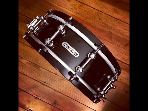 5.5x14 Cast Bronze with Black Iron Hoops Orchestral Snare Demo