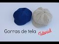 Video: Gorra italiana niño de tela y pajarita