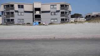 preview picture of video 'View of our condo complex - A Place At The Beach IV, Myrtle Beach - from the shore!'
