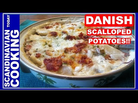 How To Make Homemade Danish Scalloped Potato Recipe with Bacon