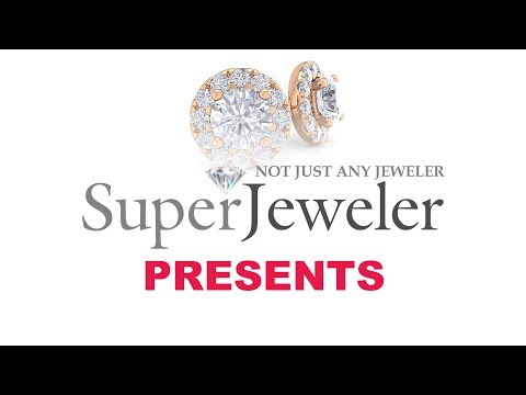 1 1/2 Carat Halo Diamond Stud Earrings In 14 Karat Rose Gold | Superjeweler - JWL46884