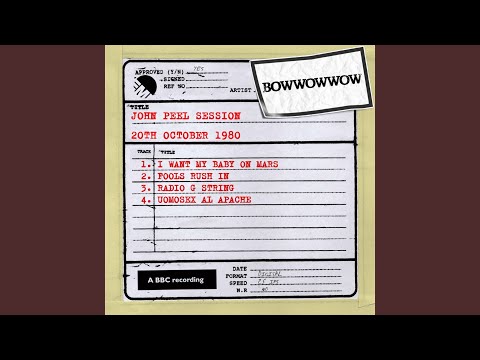 Uomosex Al Apache (John Peel Session)