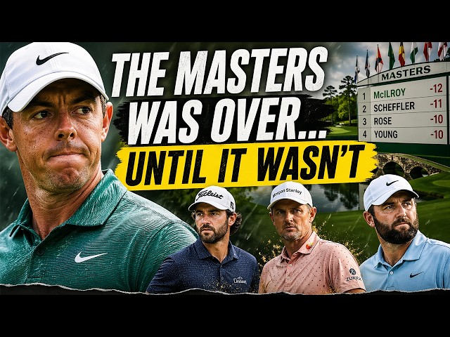 The Masters Was Over...