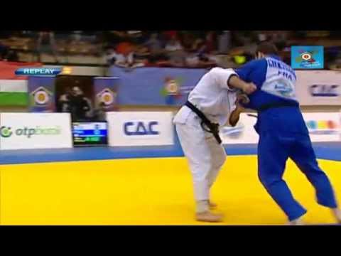 Judo European Open Budapest 2013: Karolis BAUZA (LTU) - Mael LE NORMAND (FRA) Bronze [-100kg]