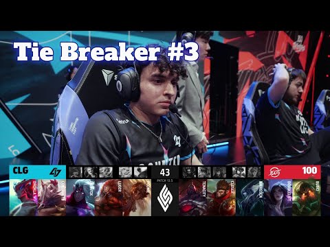 CLG vs 100 - Tie Breaker | Week 8 Day 3 S13 LCS Spring 2023 | CLG vs 100 Thieves W8D3 Full Game