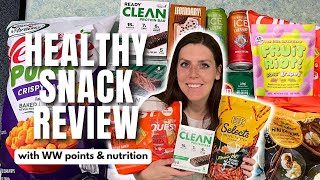 Healthy Snack Review | Trying New Healthy Low Point Foods | WeightWatchers Points, Calories, Macros