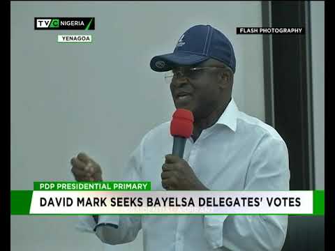 David Mark seeks Bayelsa delegates' votes
