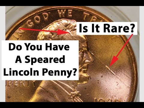 Lines On A Penny - Speared Lincoln Cent Penny With Strange Shapes? Plating Blister