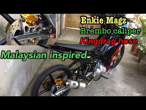 Sniper 135 rear disc brake conversion | brembo caliper | enkie mags | king drag