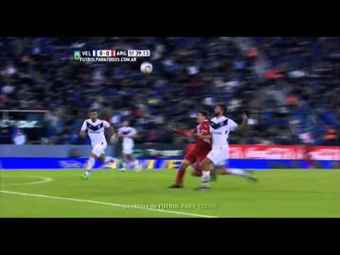 Gol de Álvarez. Vélez 0 - Argentinos 1. Fecha 12. Primera División 2015. FPT.